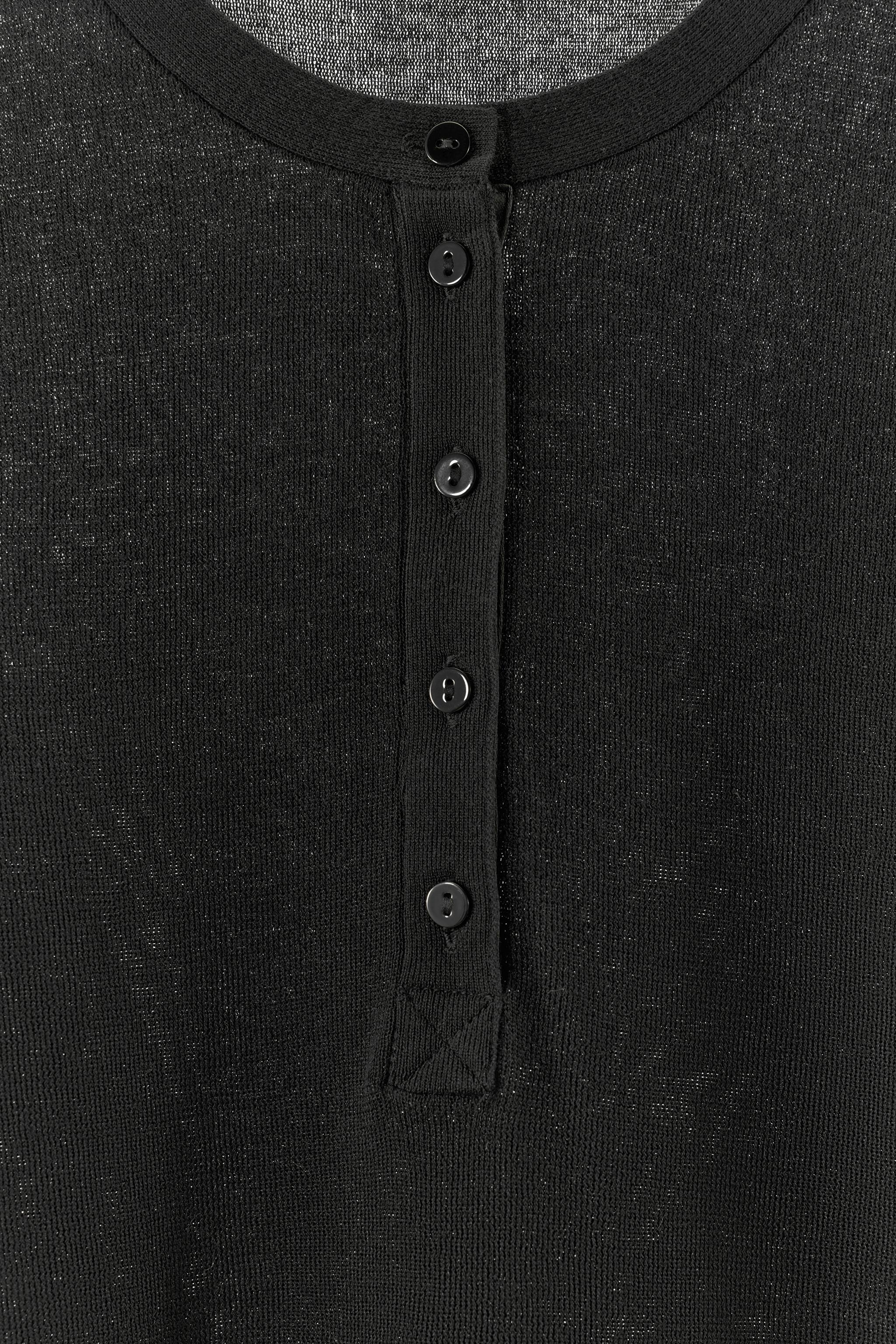 COTTON BUTTON-UP T-SHIRT